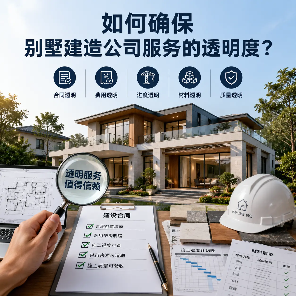 在 湖北 如何确保别墅建造公司服务的透明度？