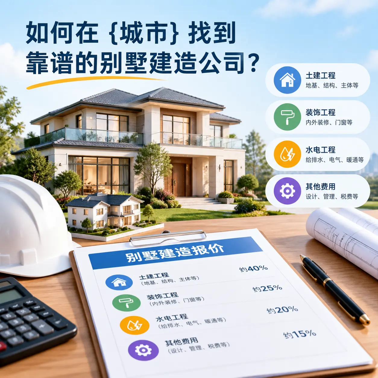 如何在 湖北 找到靠谱的别墅建造公司?