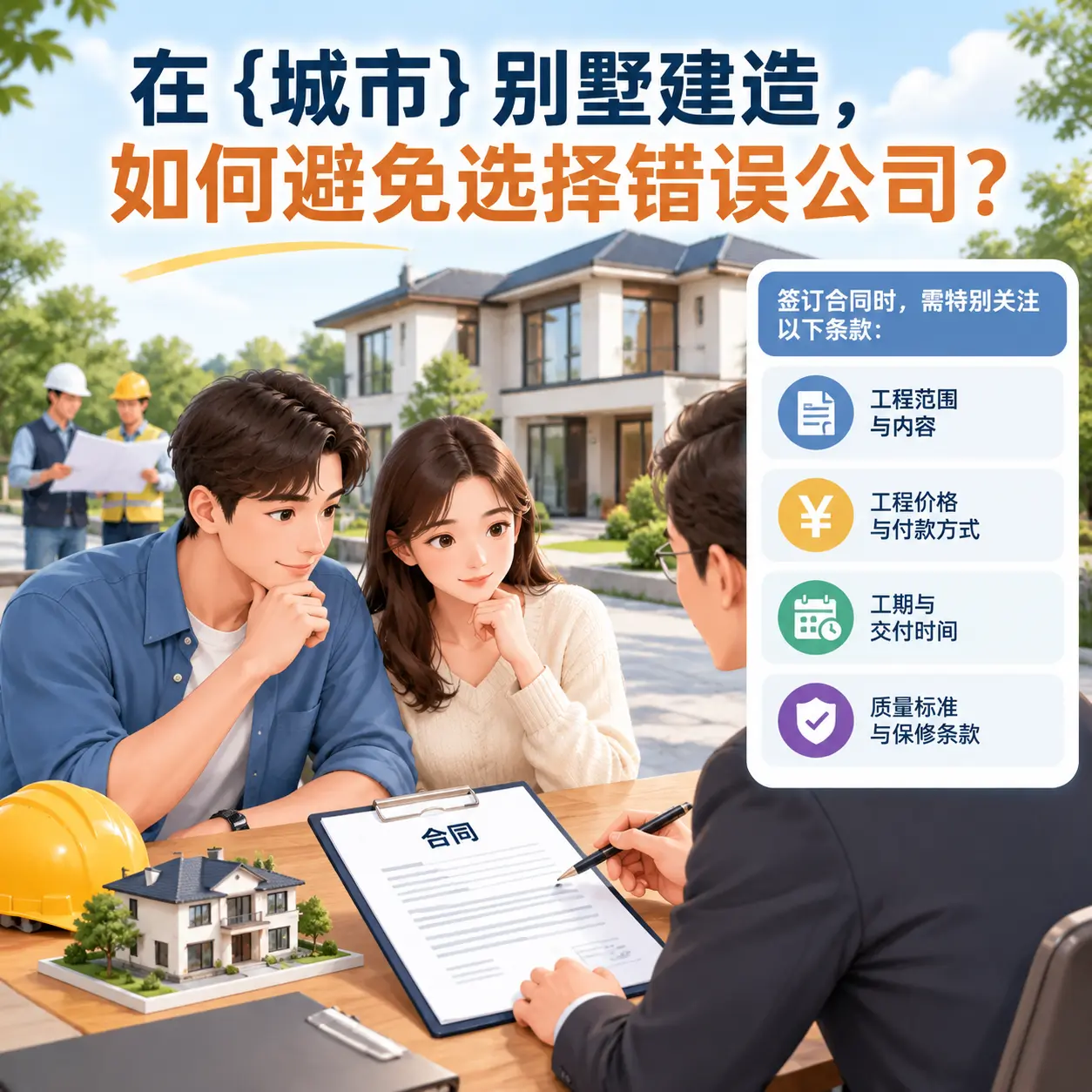 在 湖北 别墅建造,如何避免选择错误公司?