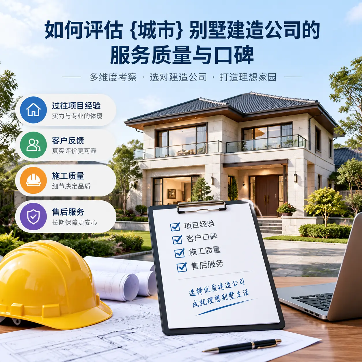 如何评估 湖北 别墅建造公司的服务质量与口碑