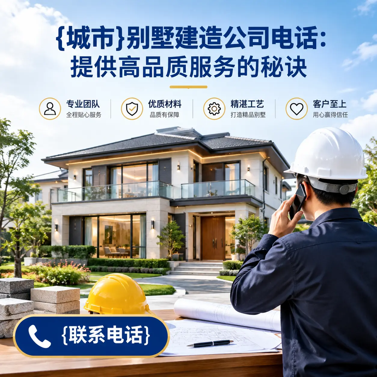 湖北别墅建造公司电话：提供高品质服务的秘诀
