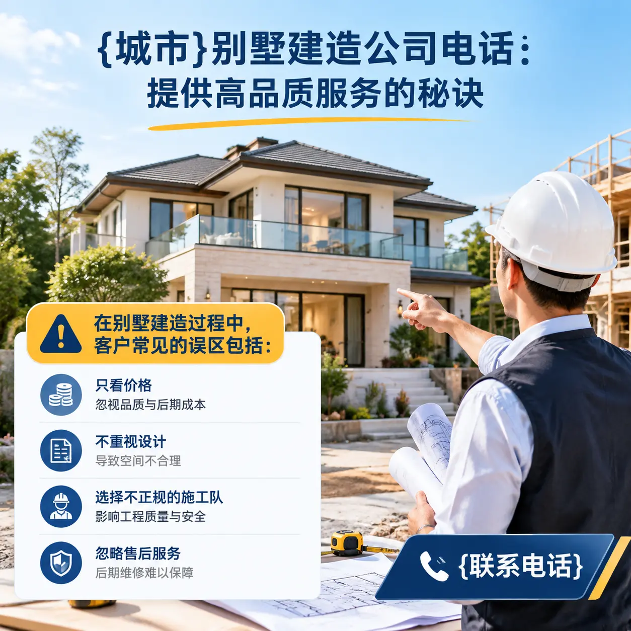湖北别墅建造公司电话：提供高品质服务的秘诀