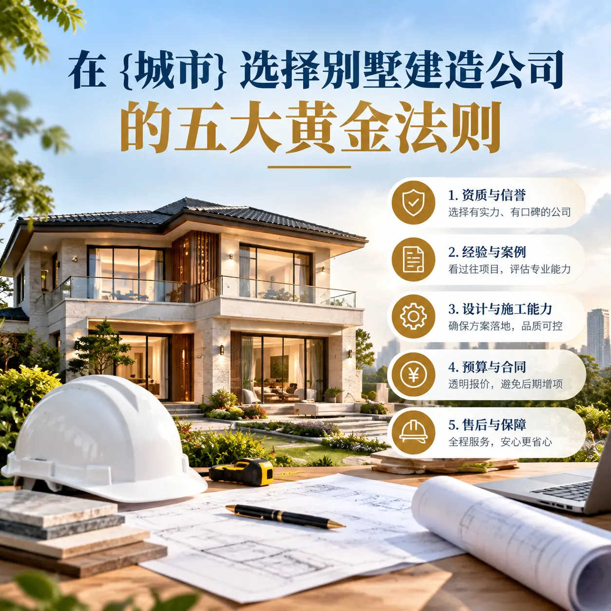 在 湖北 选择别墅建造公司的五大黄金法则