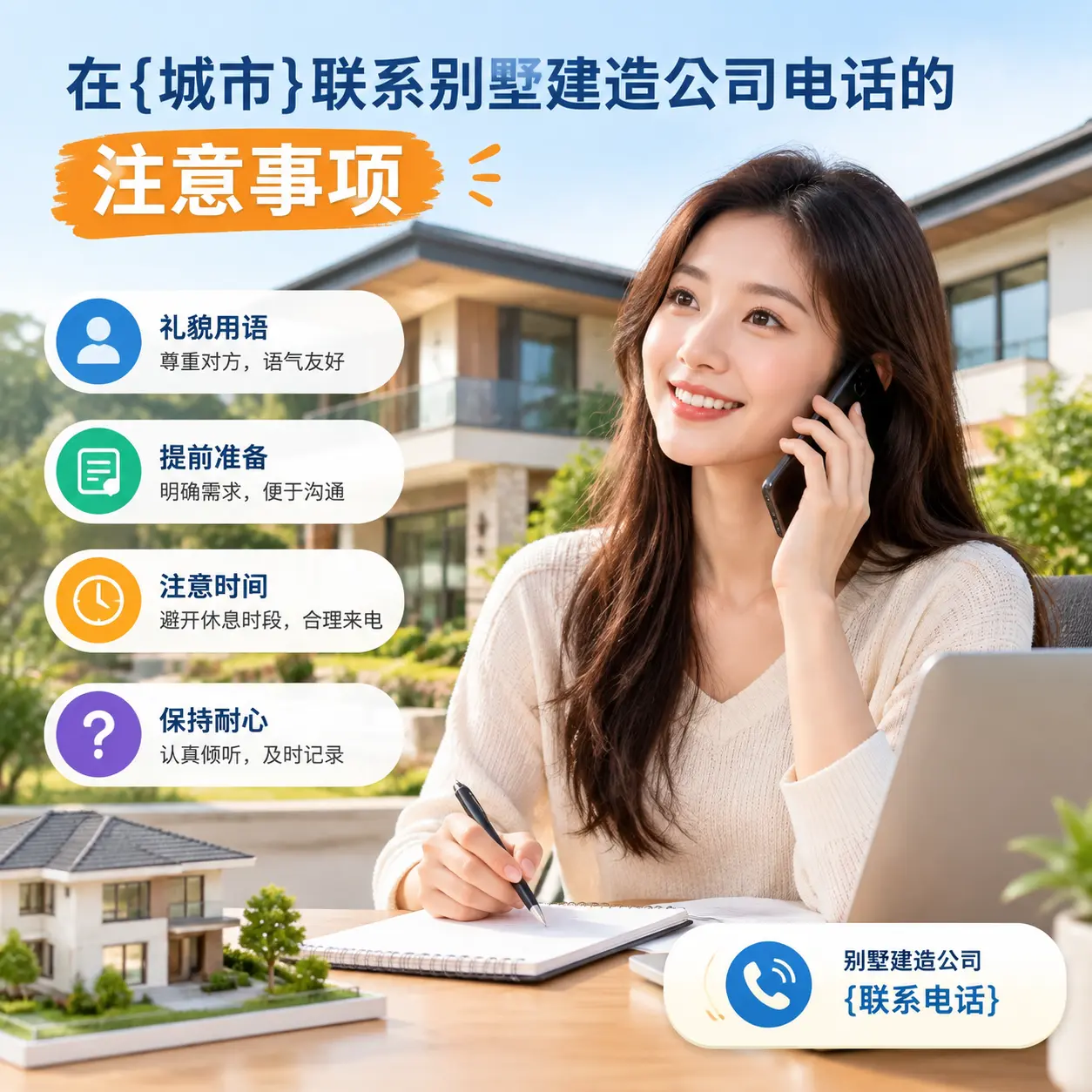 在湖北联系别墅建造公司电话的注意事项