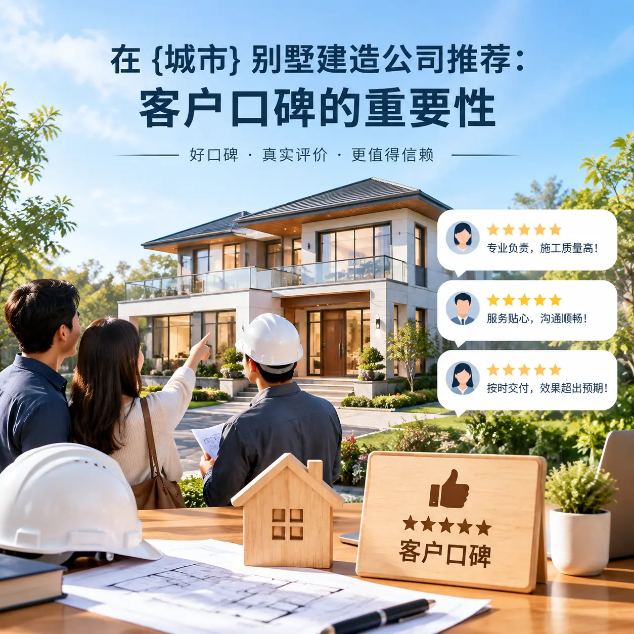 在 湖北 别墅建造公司推荐:客户口碑的重要性