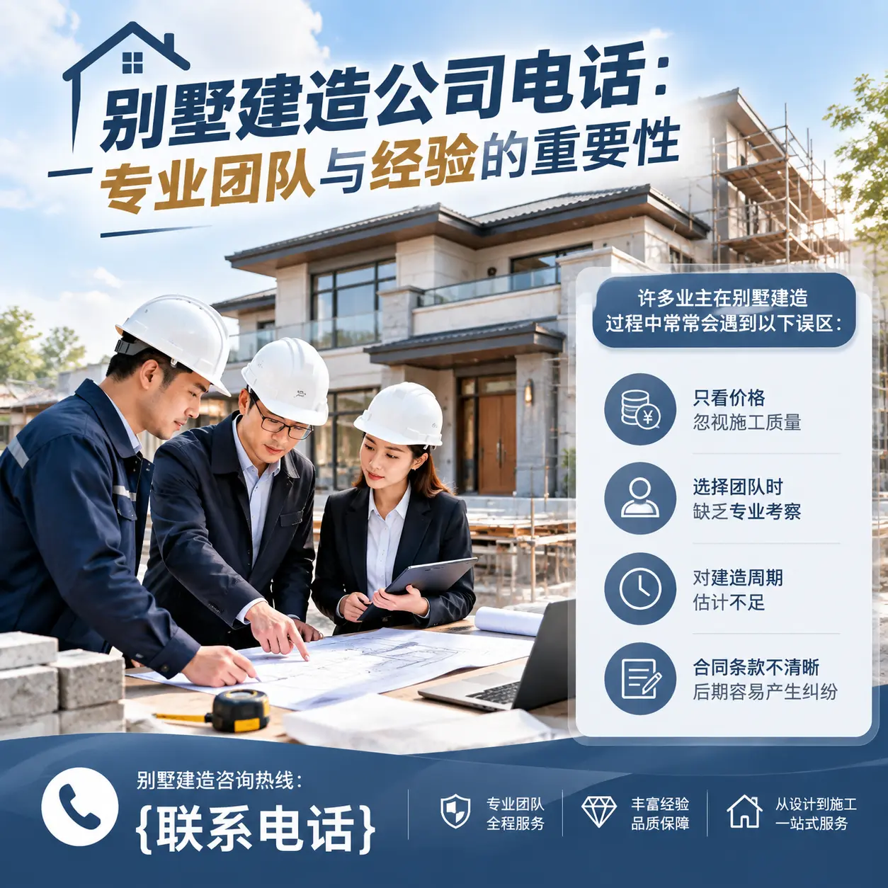 湖北别墅建造公司电话：专业团队与经验的重要性