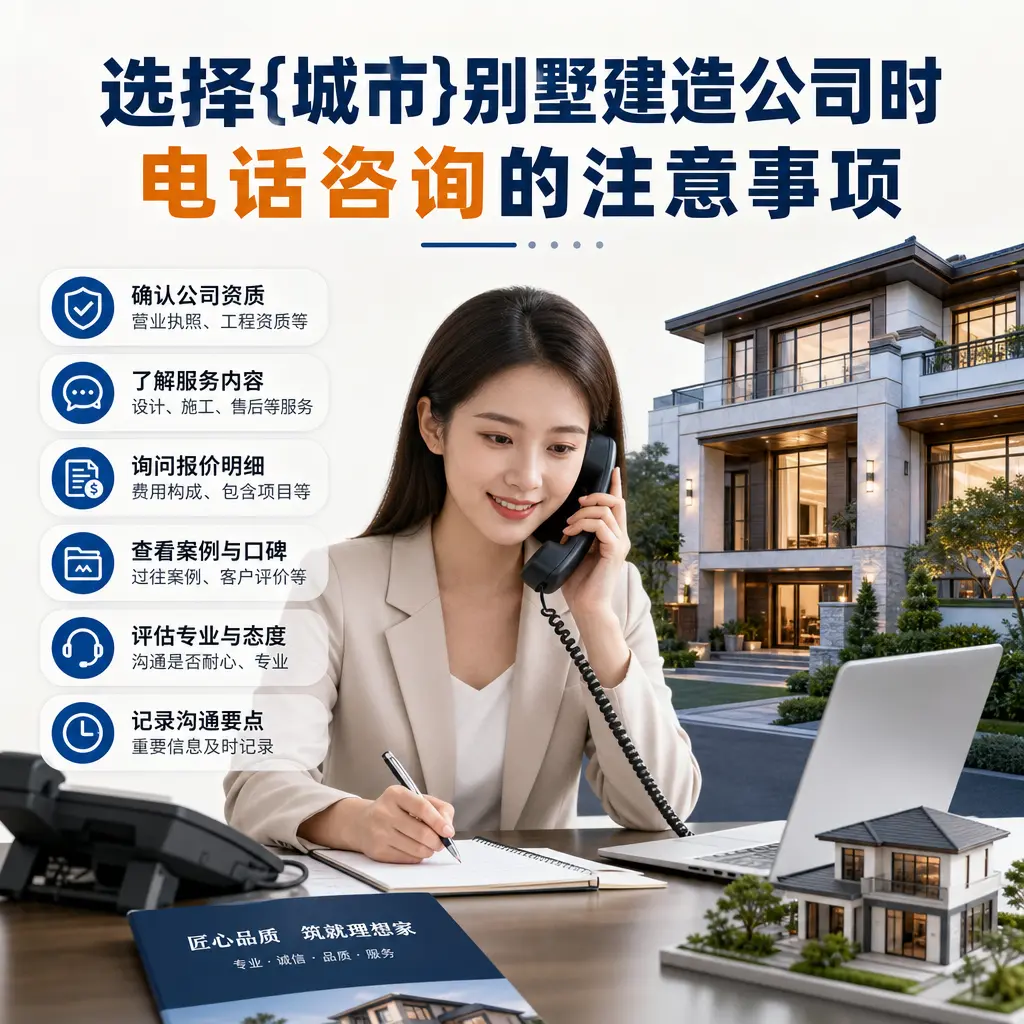 选择湖北别墅建造公司时，电话咨询的注意事项
