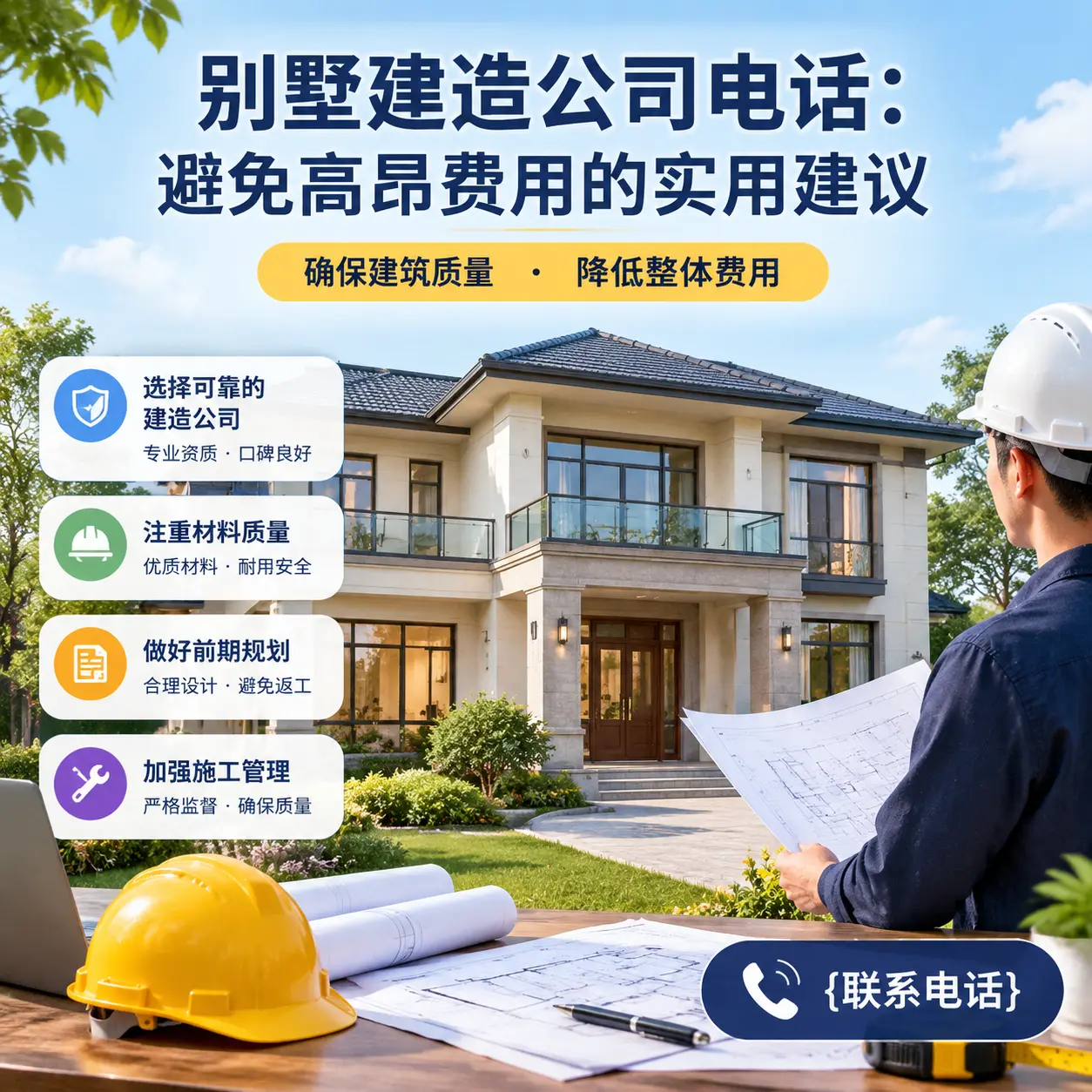湖北别墅建造公司电话:避免高昂费用的实用建议