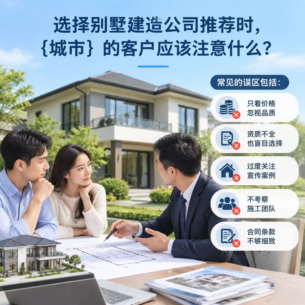 选择别墅建造公司推荐时,湖北 的客户应该注意什么?