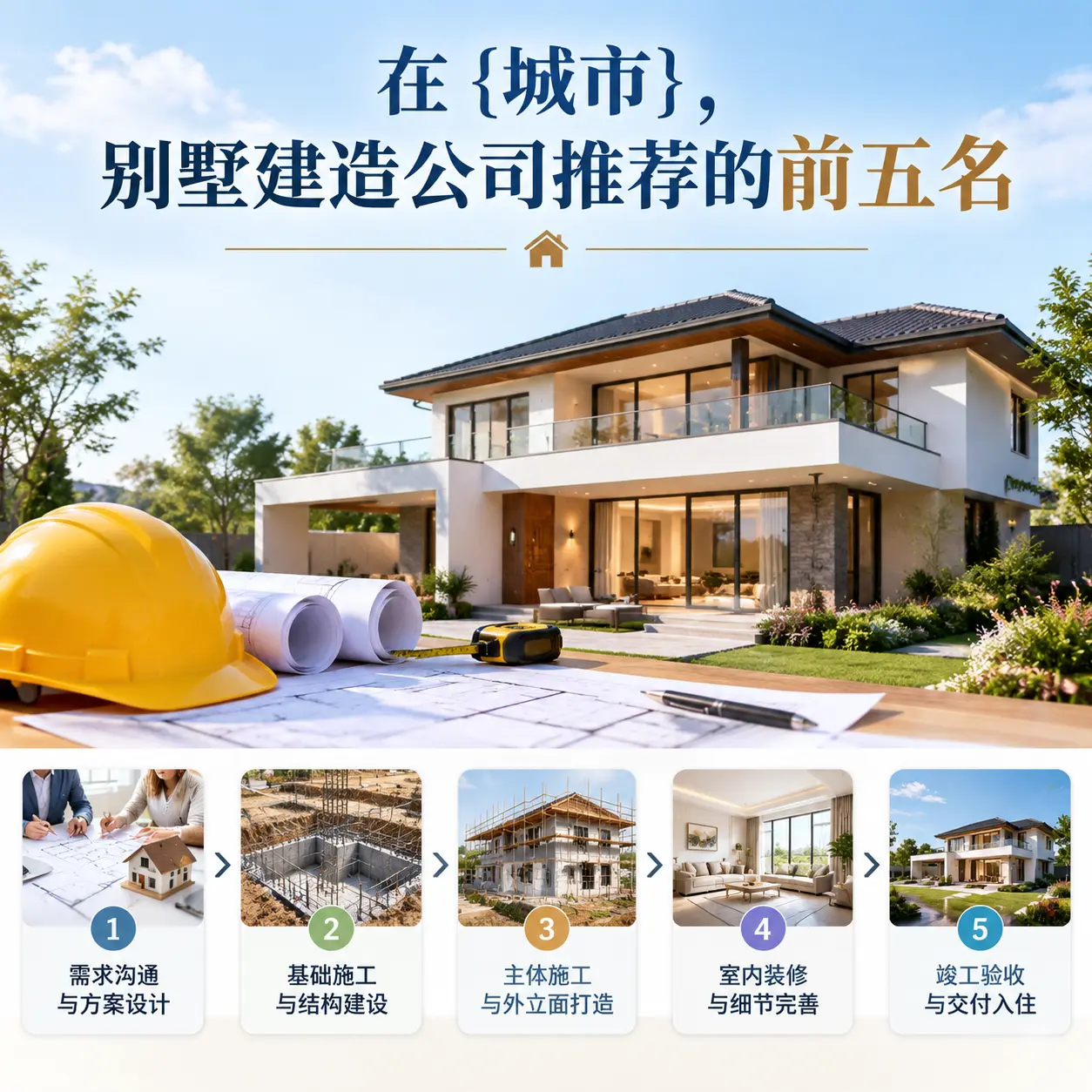 在 湖北，别墅建造公司推荐的前五名