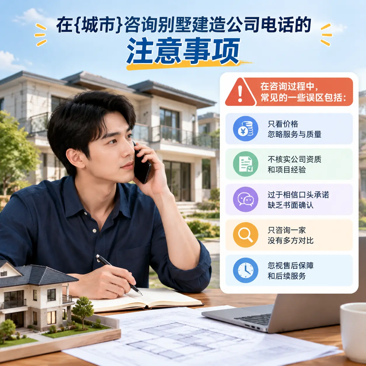 在湖北咨询别墅建造公司电话的注意事项