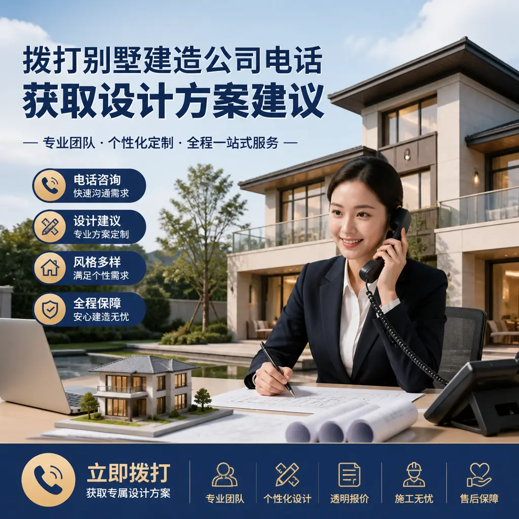 拨打湖北别墅建造公司电话,获取设计方案建议
