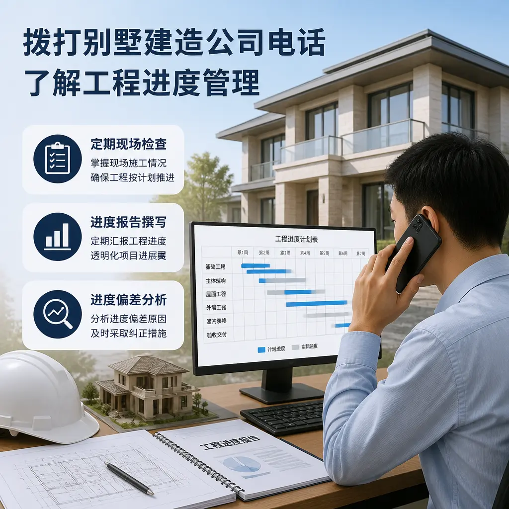 拨打湖北别墅建造公司电话，了解工程进度管理