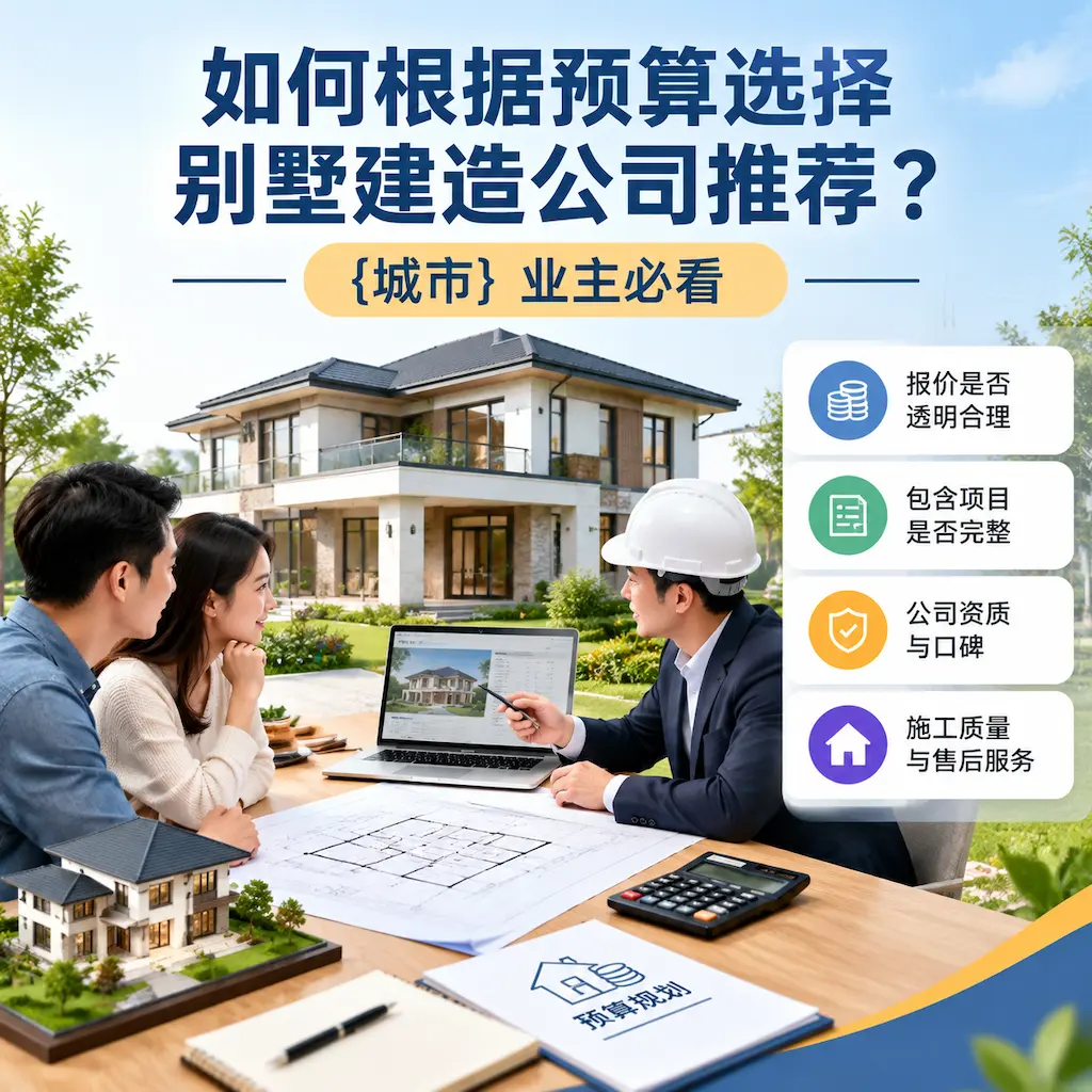 如何根据预算选择别墅建造公司推荐? 湖北 业主必看