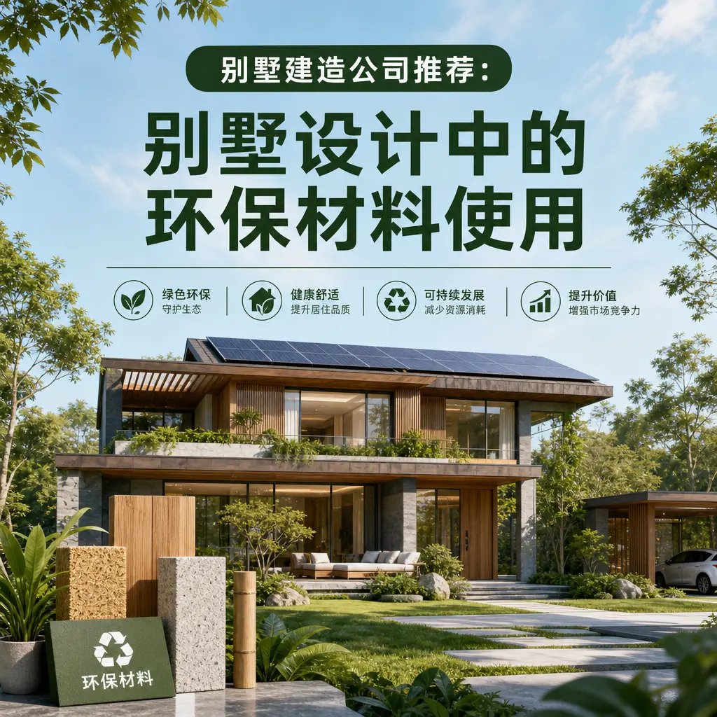 别墅建造公司推荐： 湖北 别墅设计中的环保材料使用