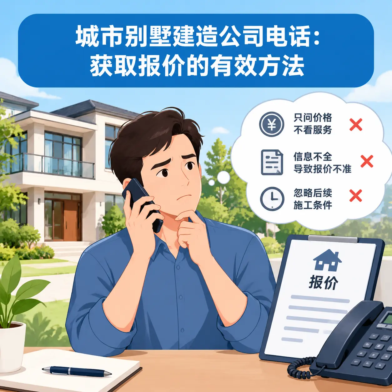 湖北别墅建造公司电话:获取报价的有效方法